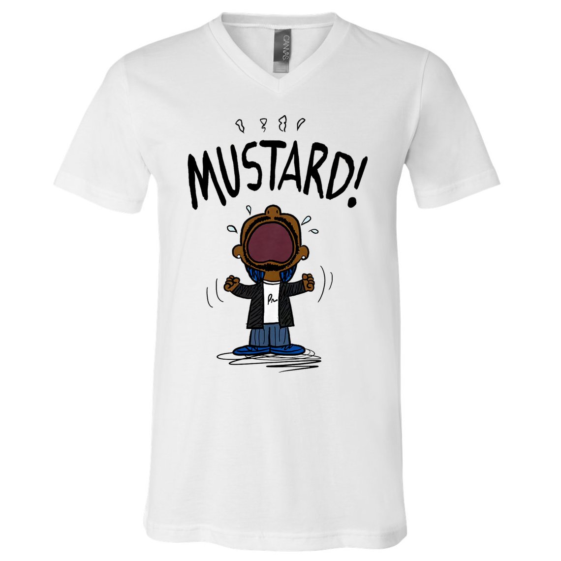 I Love Kendrick Vintage Apparel V-Neck T-Shirt