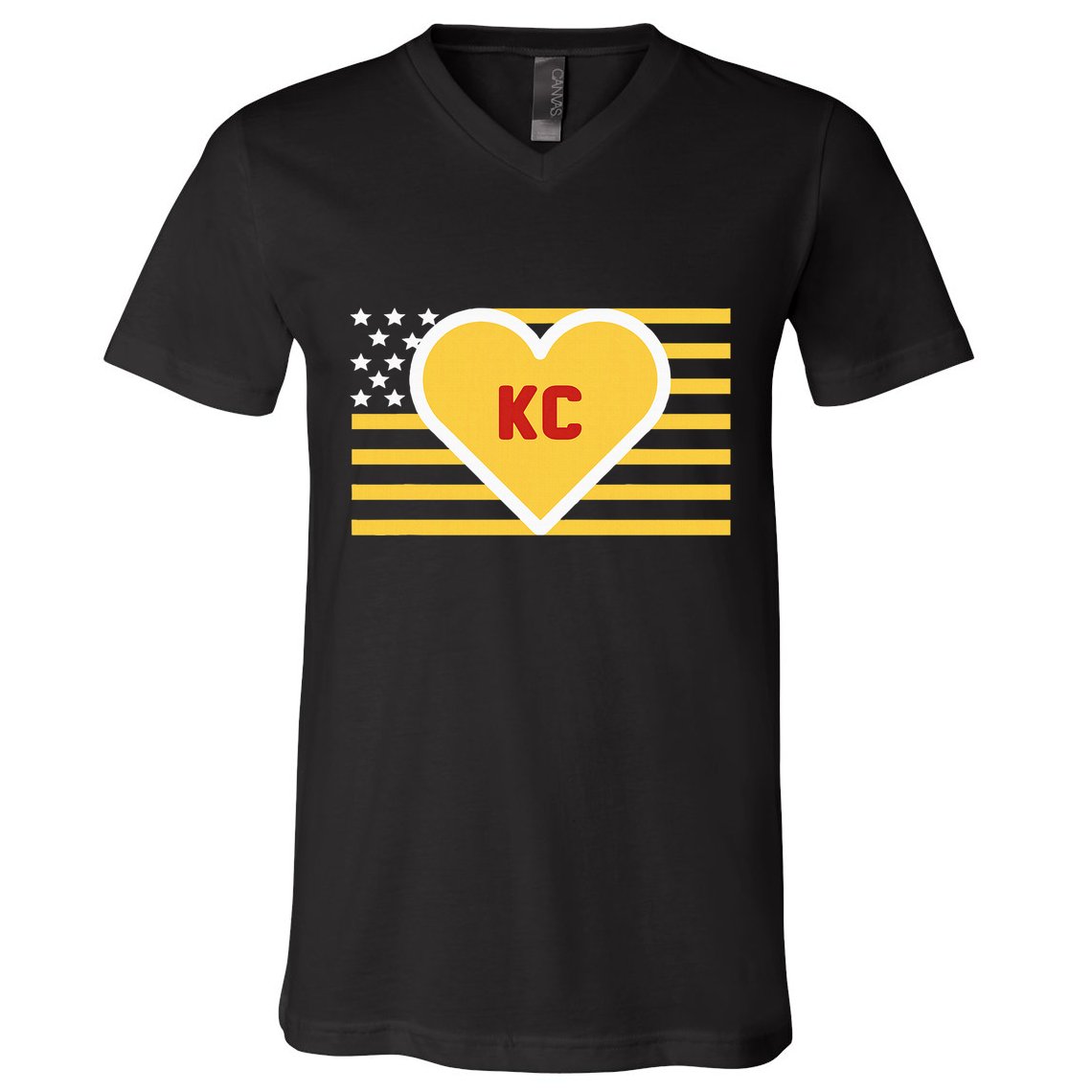 I Love Kansas City Kc V-Neck T-Shirt