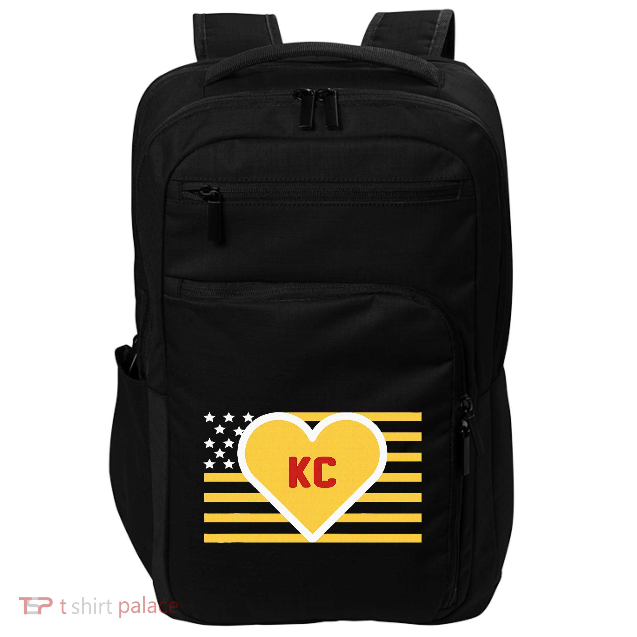 I Love Kansas City Kc Impact Tech Backpack