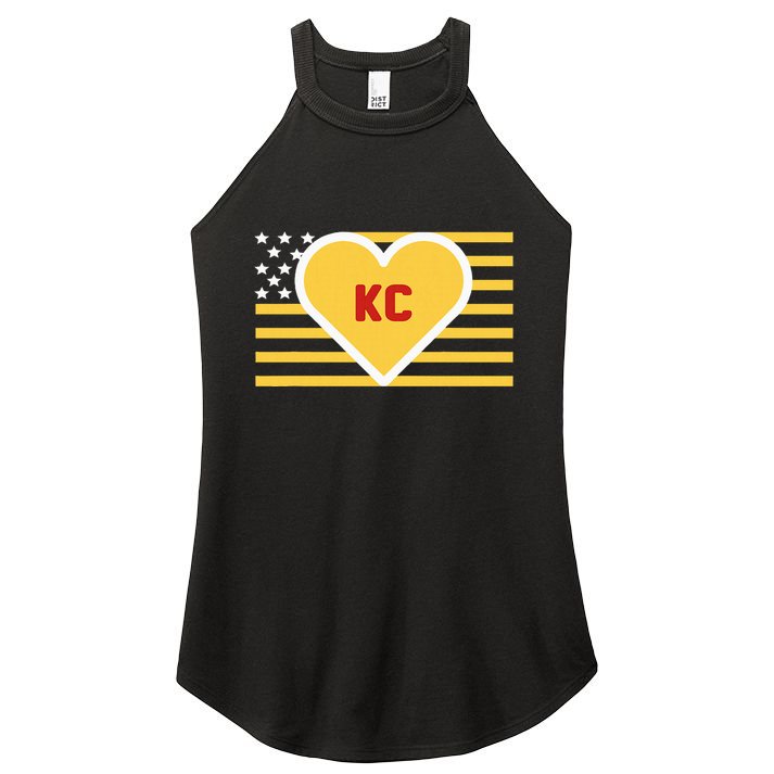 I Love Kansas City Kc Women's Perfect Tri Rocker Tank