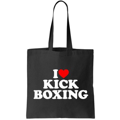 I Love Kickboxing Kickboxing Lover I Heart Kickboxing Bag