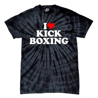 I Love Kickboxing Kickboxing Lover I Heart Kickboxing Tie-Dye T-Shirt