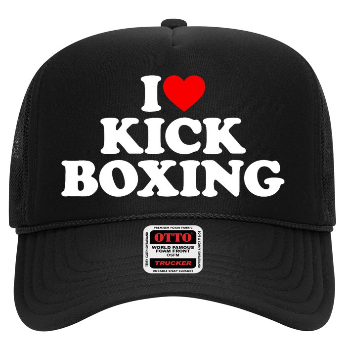 I Love Kickboxing Kickboxing Lover I Heart Kickboxing Hat