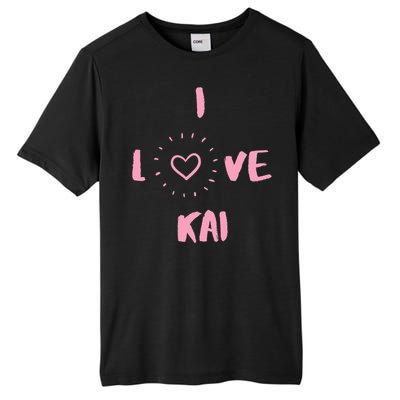 I Love Kai I Heart Kai Fun Kai Tall Fusion ChromaSoft Performance T-Shirt