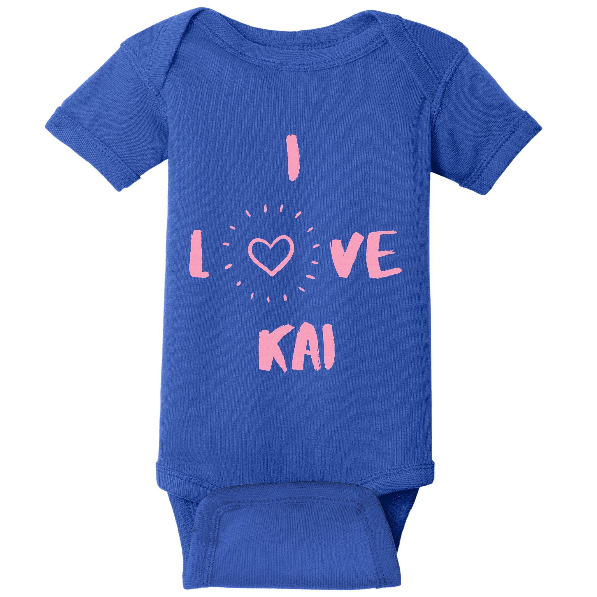 I Love Kai I Heart Kai Fun Kai Baby Bodysuit