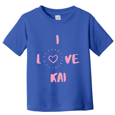 I Love Kai I Heart Kai Fun Kai Toddler T-Shirt