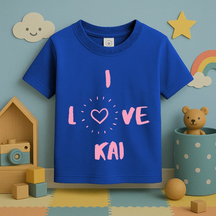 I Love Kai I Heart Kai Fun Kai Toddler T-Shirt