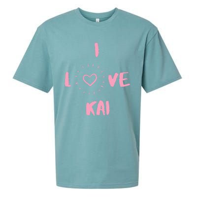 I Love Kai I Heart Kai Fun Kai Sueded Cloud Jersey T-Shirt