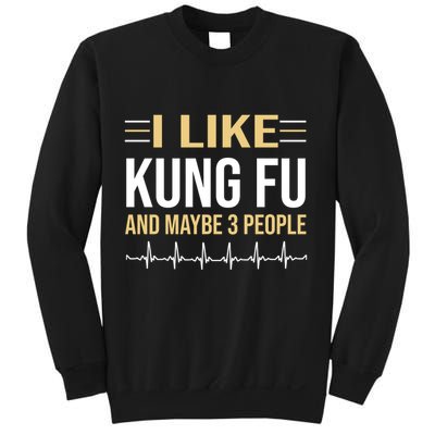 I Like Kung Fu And Maybe 3 People Sweatshirt