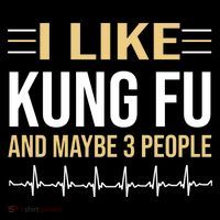 I Like Kung Fu And Maybe 3 People Sustainable Knit Beanie
