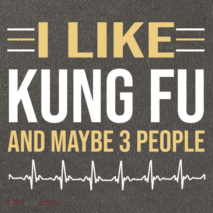 I Like Kung Fu And Maybe 3 People Cotton Canvas Backpack