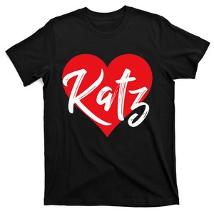 I Love Katz First Name I Heart Named T-Shirt