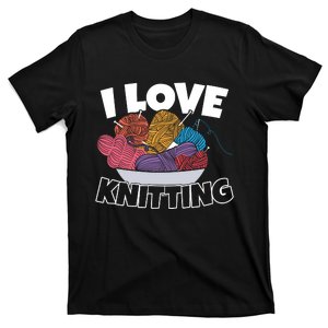 I Love Knitting T-Shirt