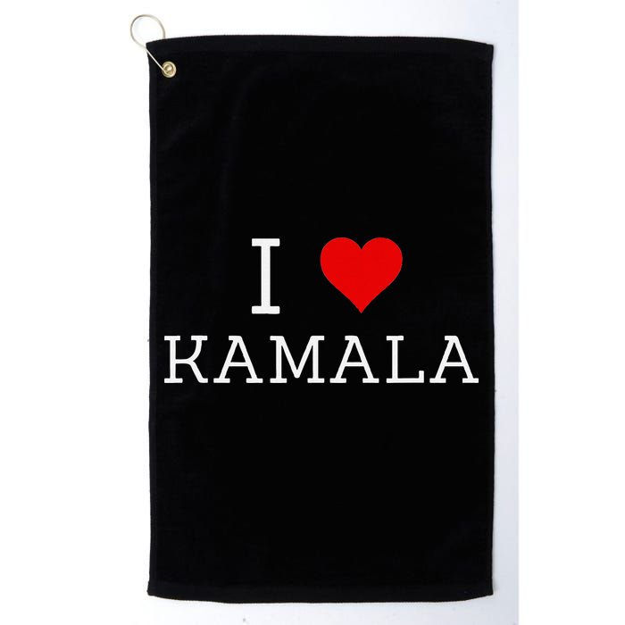 I Love Kamala Golf Towel