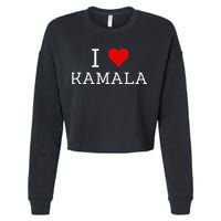 I Love Kamala Cropped Pullover Crew
