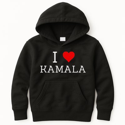 I Love Kamala Kids Hoodie