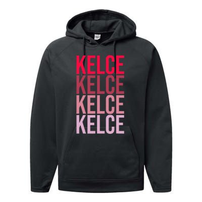 I Love K.E.L.C.E First Name K.E.L.C.E Performance Fleece Hoodie