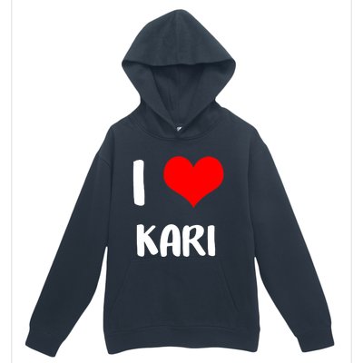 I Love Kari Valentine Sorry Ladies Guys Heart Belongs Urban Pullover Hoodie