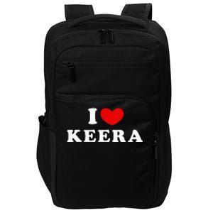 I Love Keera I Heart Keera Impact Tech Backpack