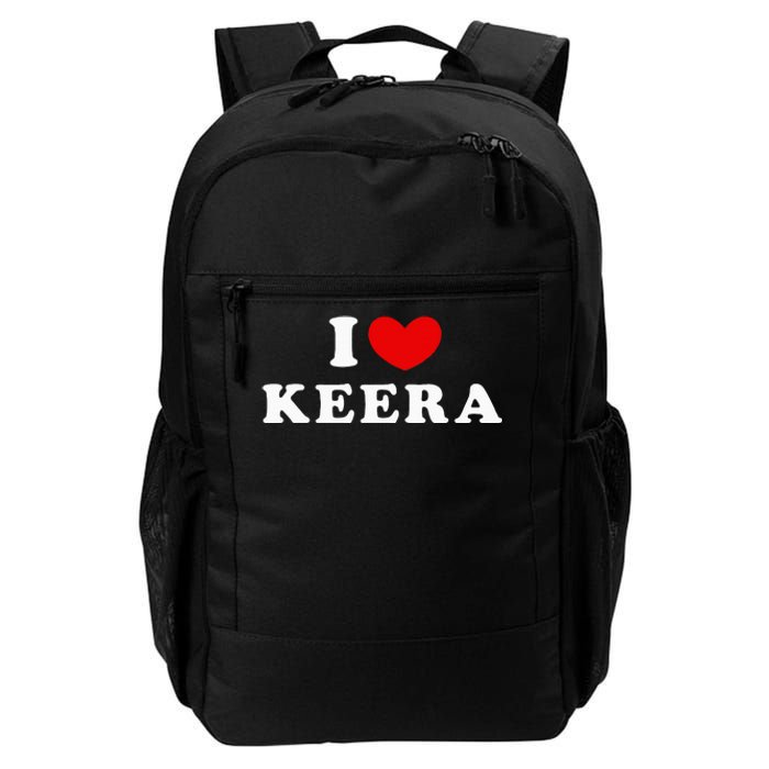 I Love Keera I Heart Keera Daily Commute Backpack