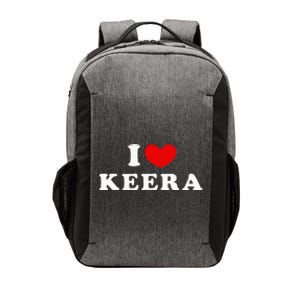 I Love Keera I Heart Keera Vector Backpack