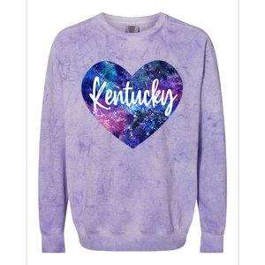 I Love Kentucky Usa Gift Colorblast Crewneck Sweatshirt