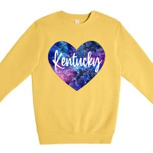 I Love Kentucky Usa Gift Premium Crewneck Sweatshirt