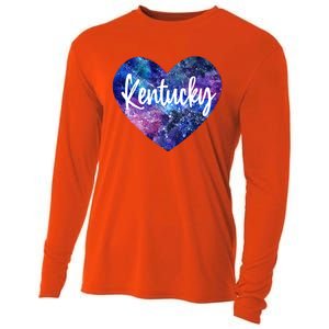 I Love Kentucky Usa Gift Cooling Performance Long Sleeve Crew