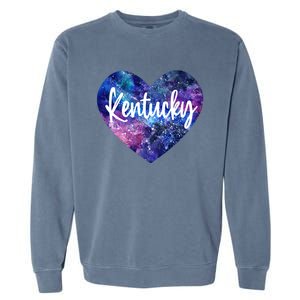 I Love Kentucky Usa Gift Garment-Dyed Sweatshirt