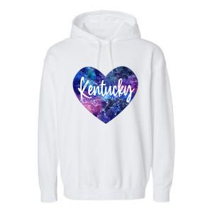 I Love Kentucky Usa Gift Garment-Dyed Fleece Hoodie