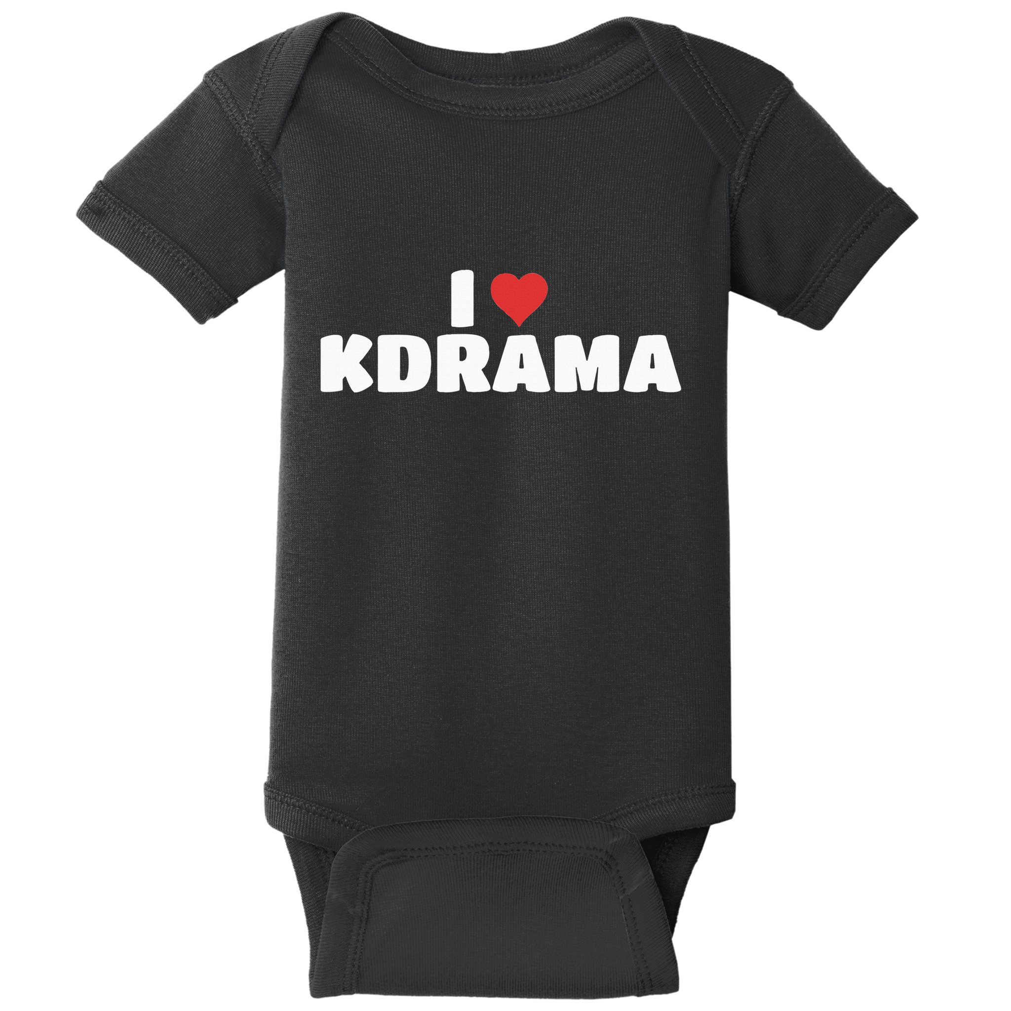 I Love Kdrama Baby Bodysuit