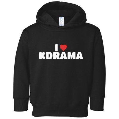 I Love Kdrama Toddler Hoodie