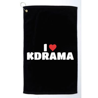 I Love Kdrama Golf Towel