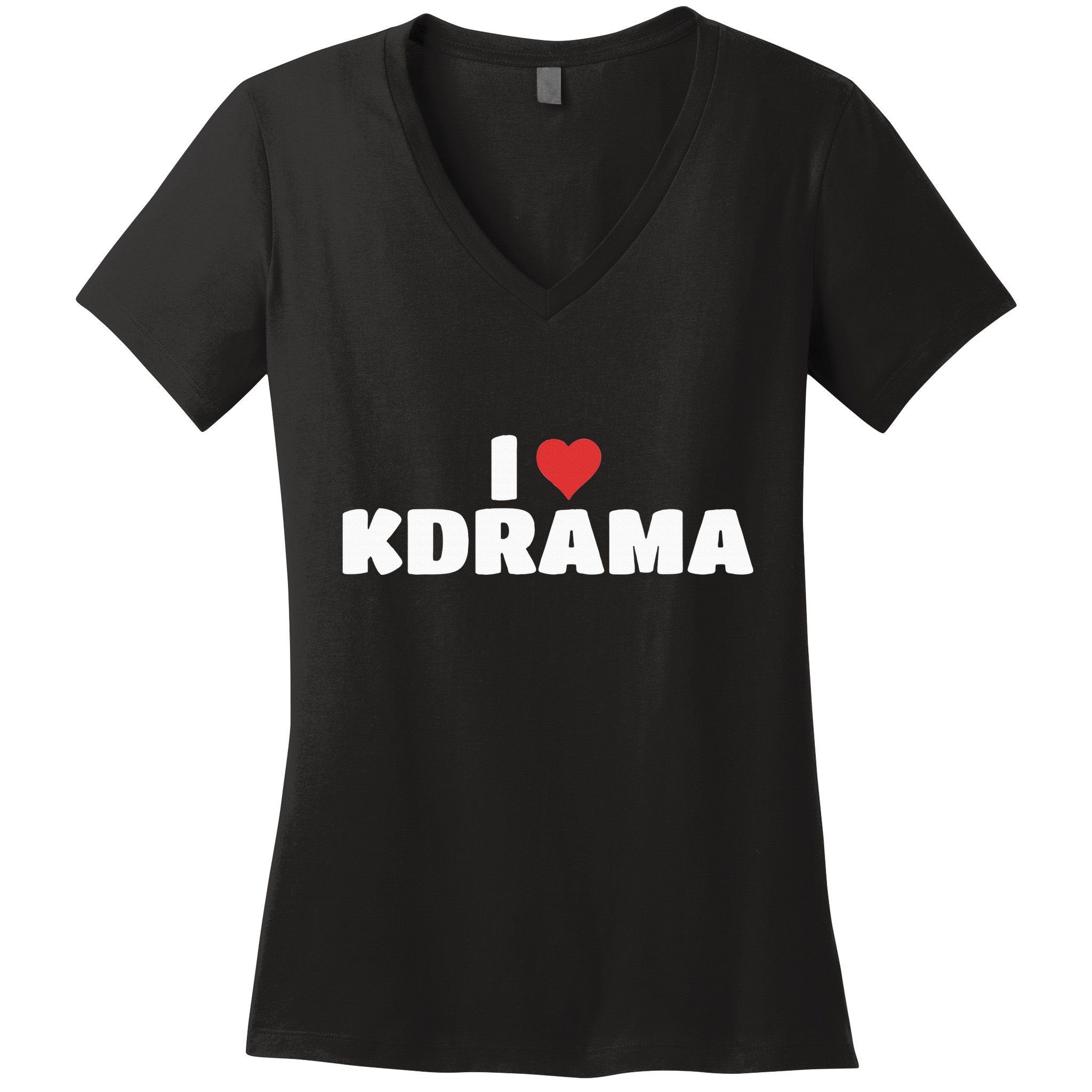 I Love Kdrama Women's V-Neck T-Shirt