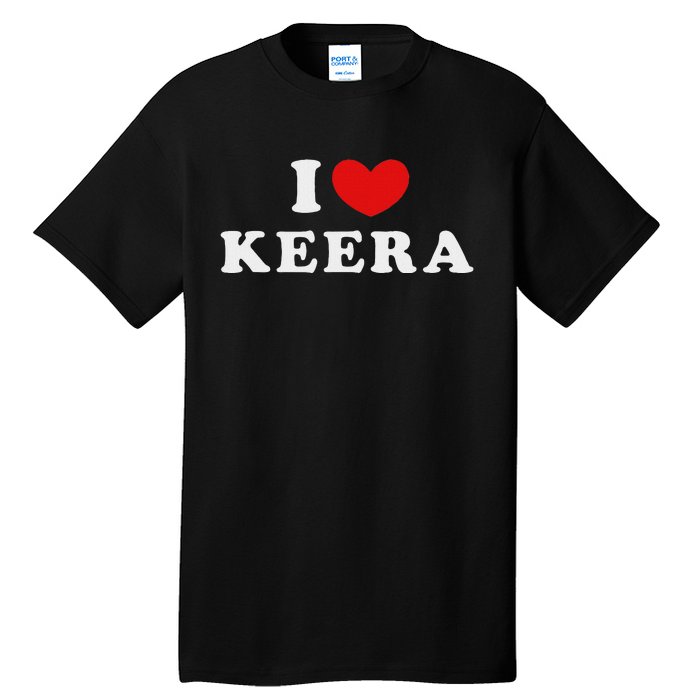 I Love Keera Heart Keera Design Tall T-Shirt