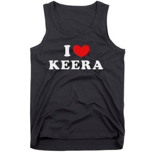 I Love Keera Heart Keera Design Tank Top