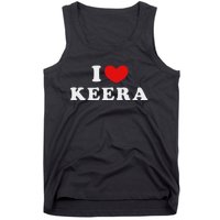 I Love Keera Heart Keera Design Tank Top