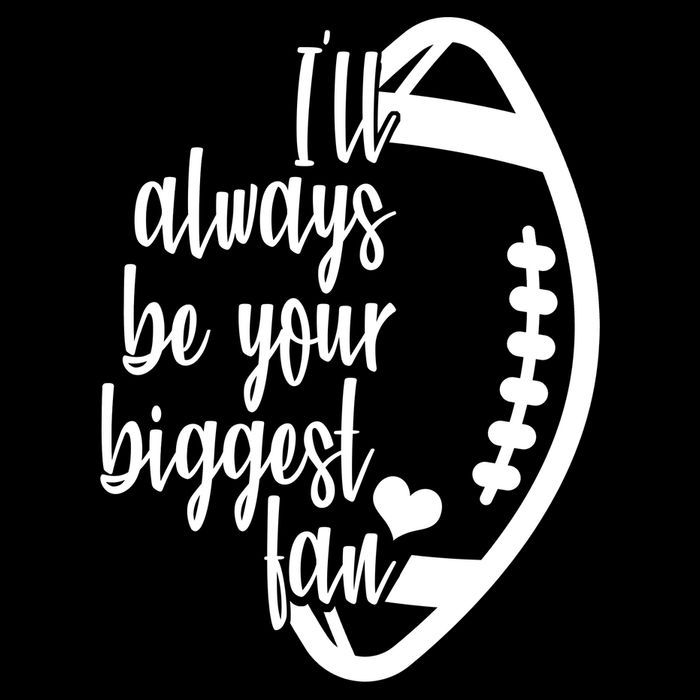 Ill Always Be Your Biggest Football Fan Zip Tote Bag