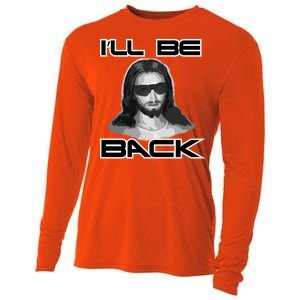 I'll Be Back Jesus Cooling Performance Long Sleeve Crew