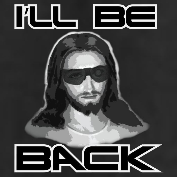 I'll Be Back Jesus Adult Drive Performance Visor