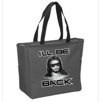 I'll Be Back Jesus Zip Tote Bag