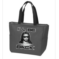 I'll Be Back Jesus Zip Tote Bag