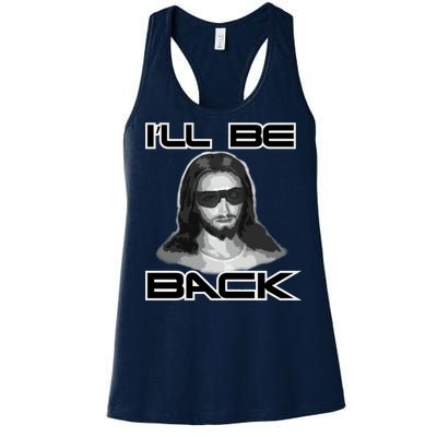 I'll Be Back Jesus Women's Racerback Tank