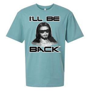 I'll Be Back Jesus Sueded Cloud Jersey T-Shirt