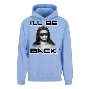 I'll Be Back Jesus Unisex Surf Hoodie