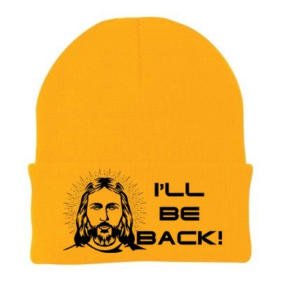 I'll Be Back Jesus Funny Knit Cap Winter Beanie