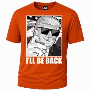 I'll Be Back Terminator Trump 2024 Election Cooling Performance Crew T-Shirt