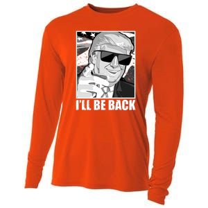 I'll Be Back Terminator Trump 2024 Election Cooling Performance Long Sleeve Crew