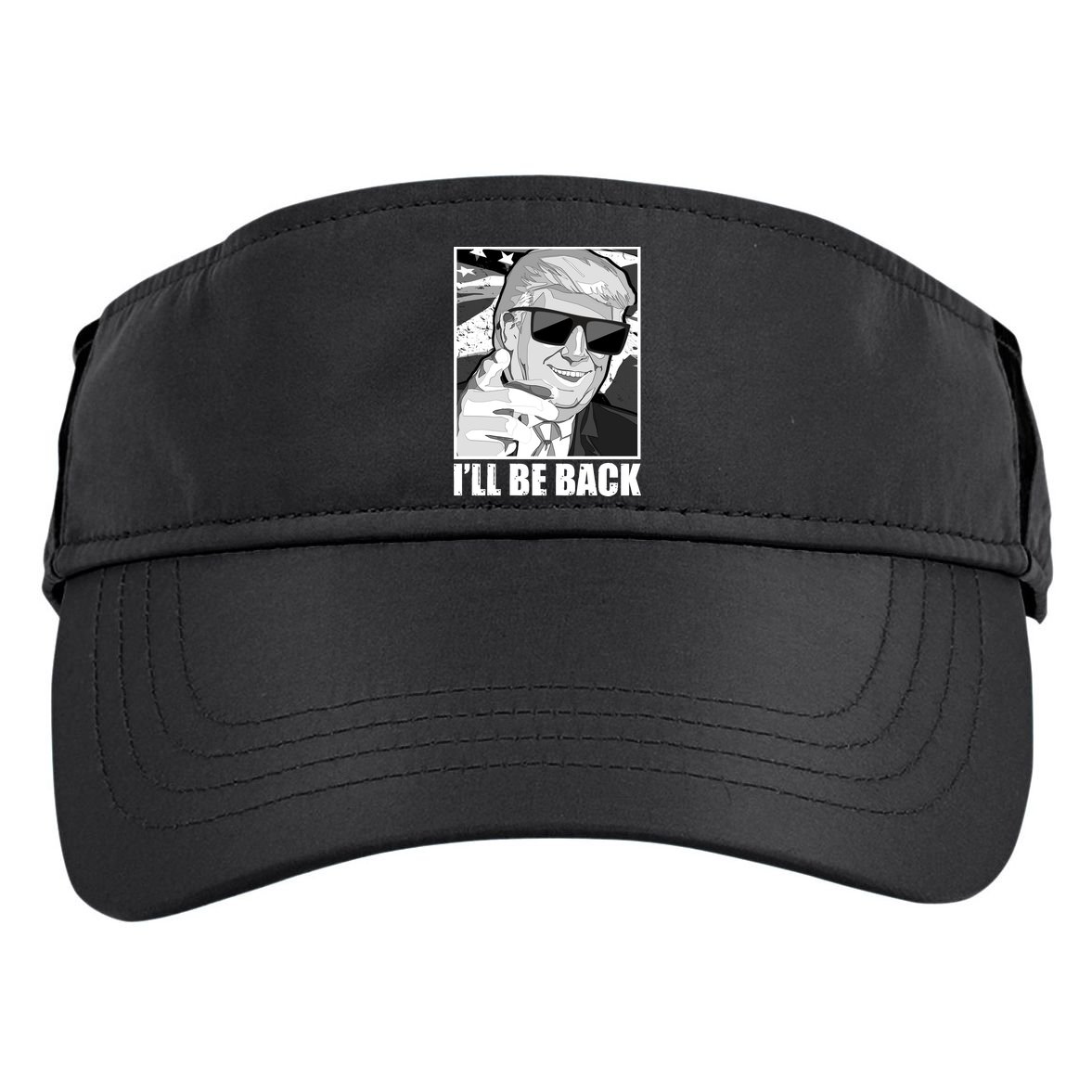 I'll Be Back Terminator Trump 2024 Election Adult Drive Performance Visor