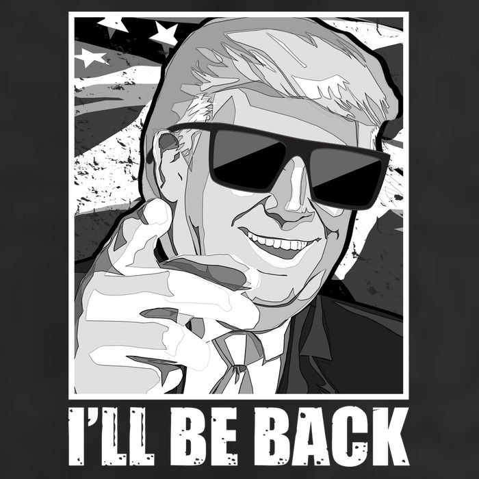 I'll Be Back Terminator Trump 2024 Election Adult Drive Performance Visor